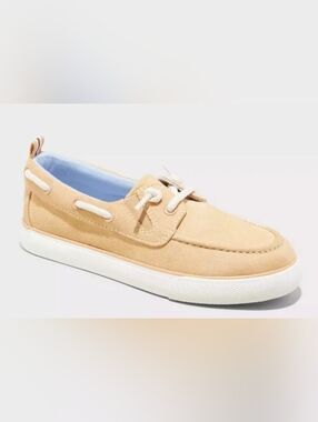 Cat & Jack Beige/Reece Slip On Boat Shoes Sz  4